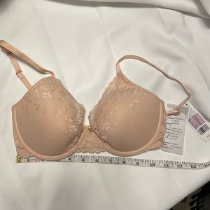 Natori CHERRY BLOSSOM CONVERTIBLE PUSH-UP BRA 30D NWT